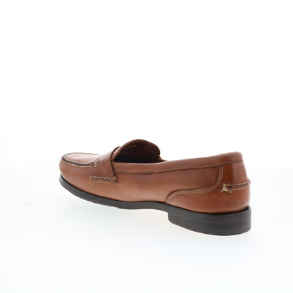 T.B. Phelps Marco 523-10 Mens Brown Wide Loafers & Slip Ons Penny Shoes