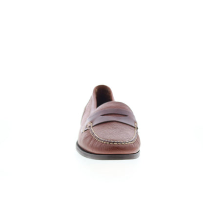 T.B. Phelps Marco 523-30 Mens Brown Wide Loafers & Slip Ons Penny Shoes