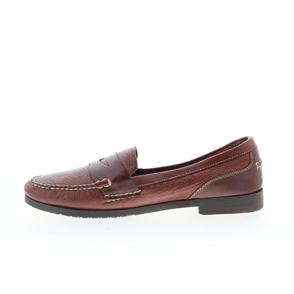 T.B. Phelps Marco 523-30 Mens Brown Wide Loafers & Slip Ons Penny Shoes