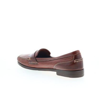 T.B. Phelps Marco 523-30 Mens Brown Wide Loafers & Slip Ons Penny Shoes