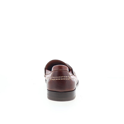T.B. Phelps Marco 523-30 Mens Brown Wide Loafers & Slip Ons Penny Shoes