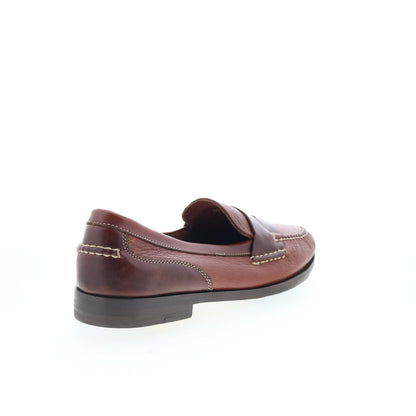 T.B. Phelps Marco 523-30 Mens Brown Wide Loafers & Slip Ons Penny Shoes