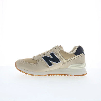 New Balance 574 U574RAC Mens Beige Suede Lace Up Lifestyle Sneakers Shoes