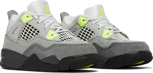 Nike Toddlers Air Jordan 4 Retro SE Sneakers - 'Neon 95'
