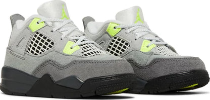 Nike Toddlers Air Jordan 4 Retro SE Sneakers - 'Neon 95'