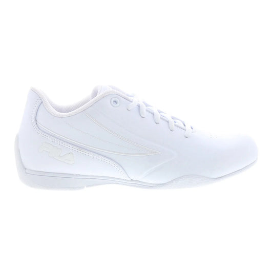 Fila Forlani Outline Flag Womens White Motorsport Inspired Sneakers Shoes