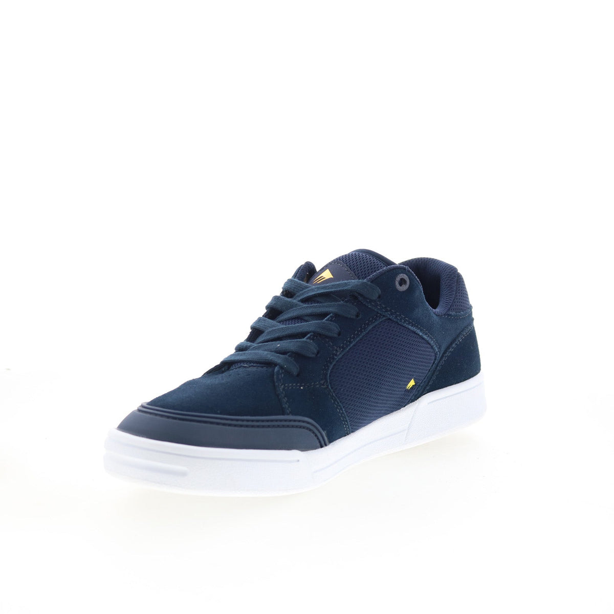 Emerica Heritic 6101000155401 Mens Blue Suede Skate Inspired Sneakers Shoes