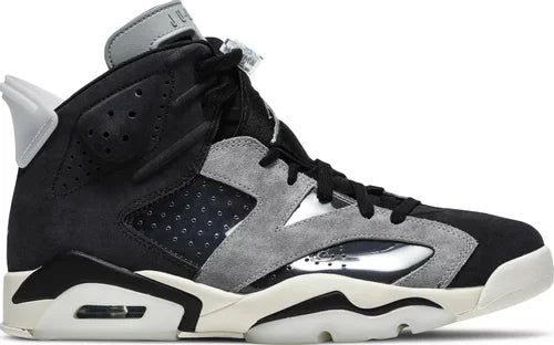 Nike Womens Air Jordan 6 Retro Sneakers - 'Tech Chrome'