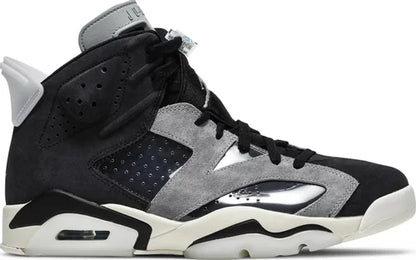 Nike Womens Air Jordan 6 Retro Sneakers - 'Tech Chrome'