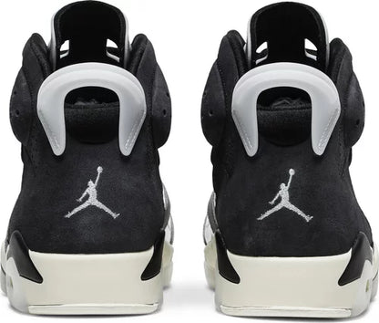 Nike Womens Air Jordan 6 Retro Sneakers - 'Tech Chrome'