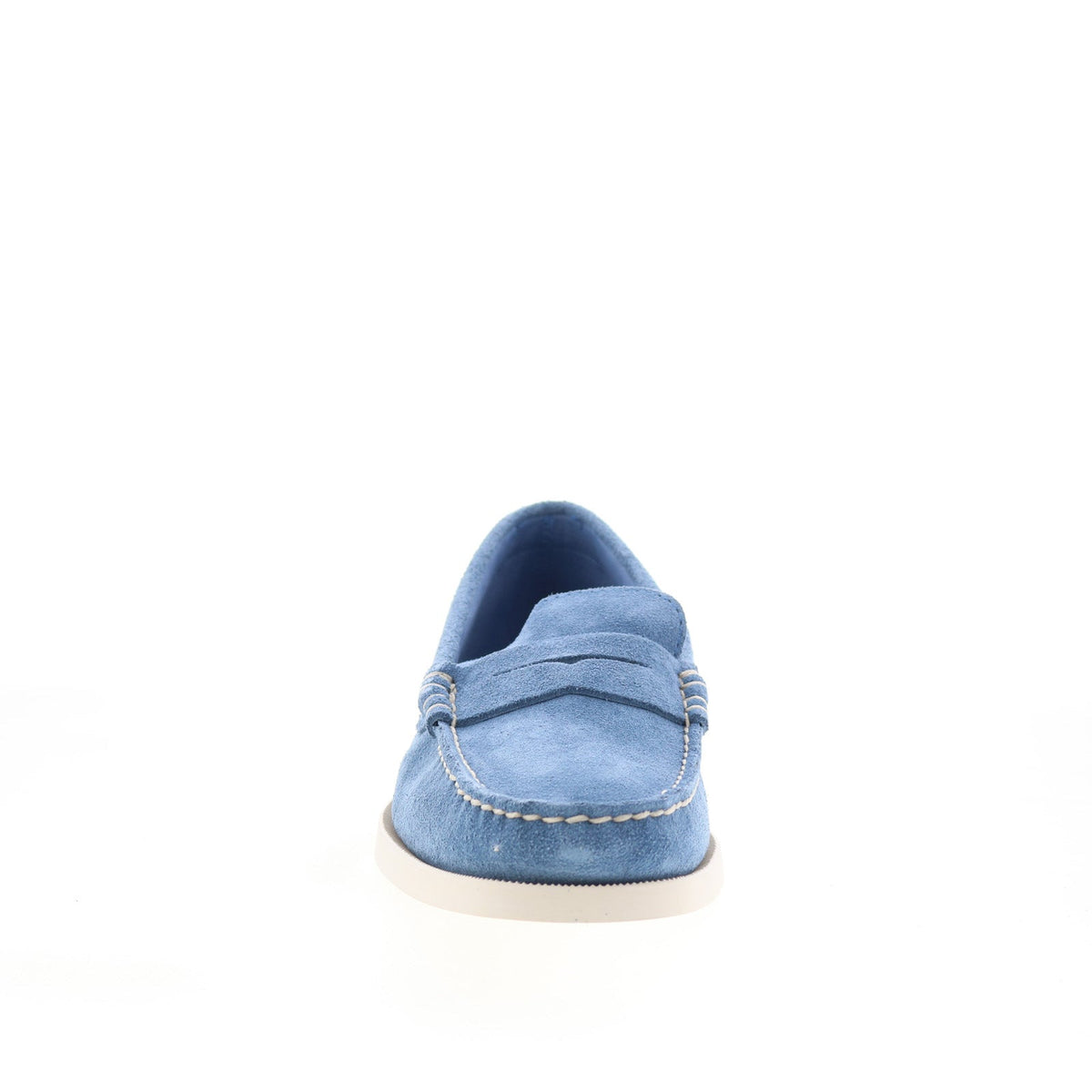 Sebago Dan Boat Flesh Out Mens Blue Suede Loafers & Slip Ons Casual Shoes