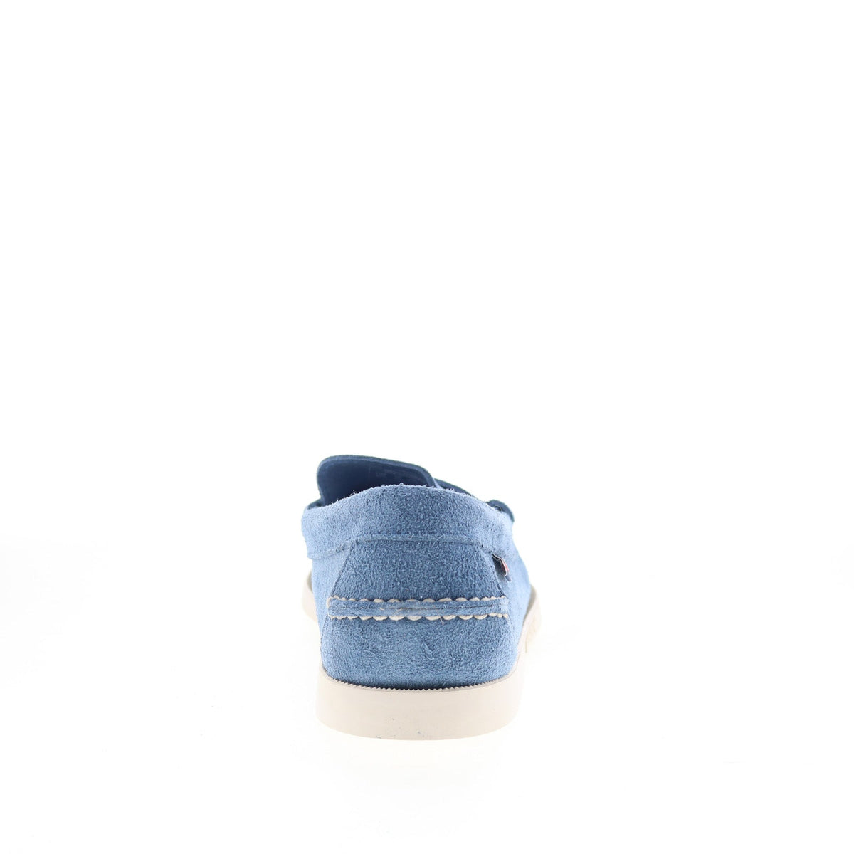 Sebago Dan Boat Flesh Out Mens Blue Suede Loafers & Slip Ons Casual Shoes