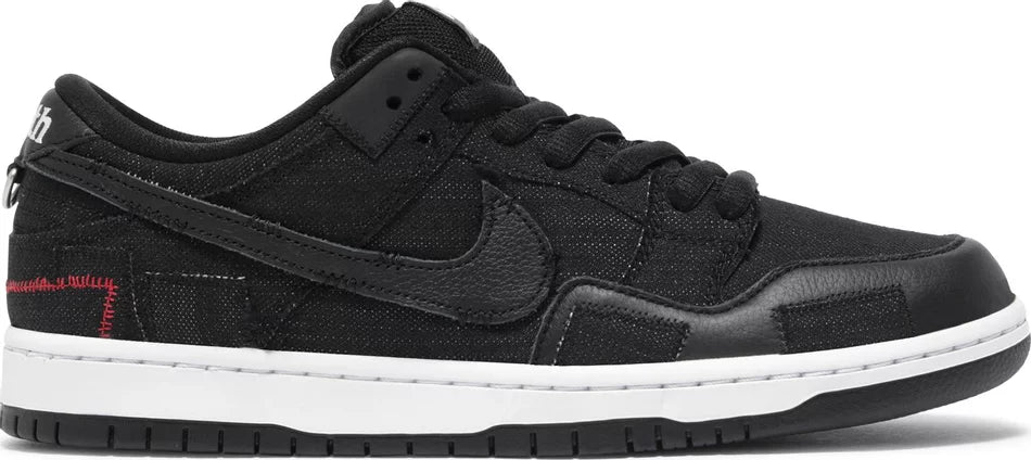 Nike Mens Wasted Youth x Dunk Low SB Sneakers - 'Black Denim'