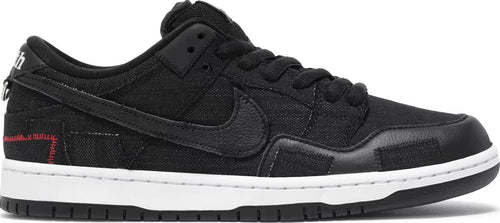 Nike Mens Wasted Youth x Dunk Low SB Sneakers - 'Black Denim'