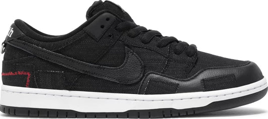 Nike Mens Wasted Youth x Dunk Low SB Sneakers - 'Black Denim'