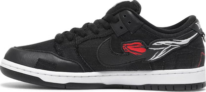 Nike Mens Wasted Youth x Dunk Low SB Sneakers - 'Black Denim'