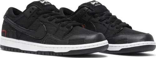 Nike Mens Wasted Youth x Dunk Low SB Sneakers - 'Black Denim'