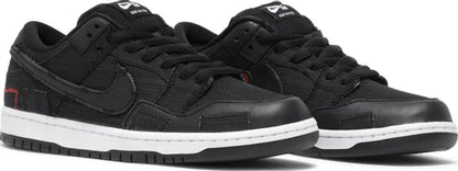 Nike Mens Wasted Youth x Dunk Low SB Sneakers - 'Black Denim'