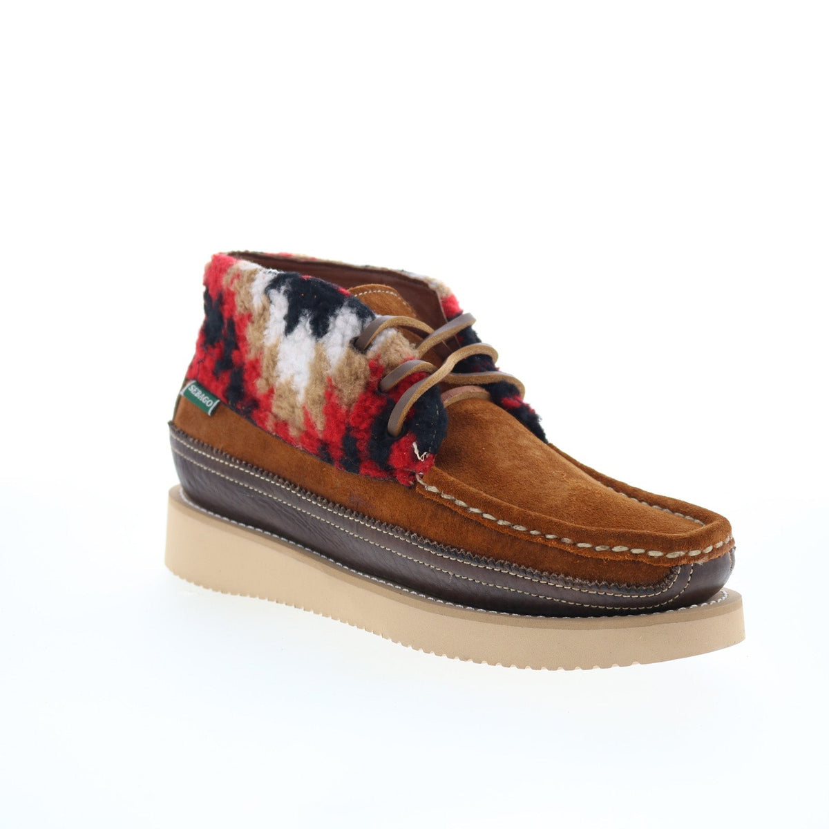 Sebago Miwak Aztec 721289W-A8F Mens Brown Suede Lace Up Chukkas Boots