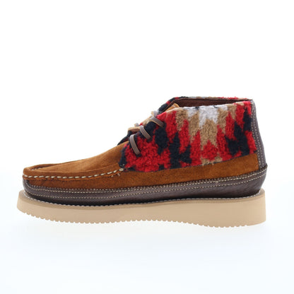 Sebago Miwak Aztec 721289W-A8F Mens Brown Suede Lace Up Chukkas Boots