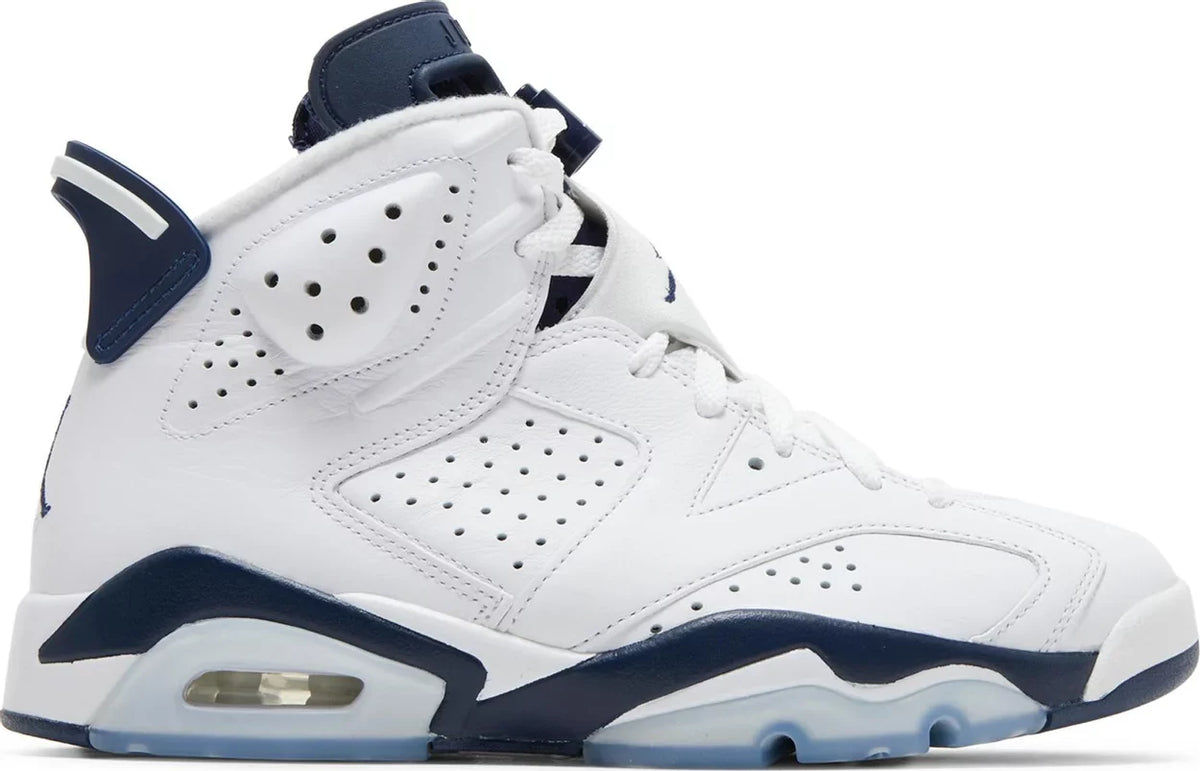 Nike Mens Air Jordan 6 Retro Sneakers - 'Midnight Navy' 2022