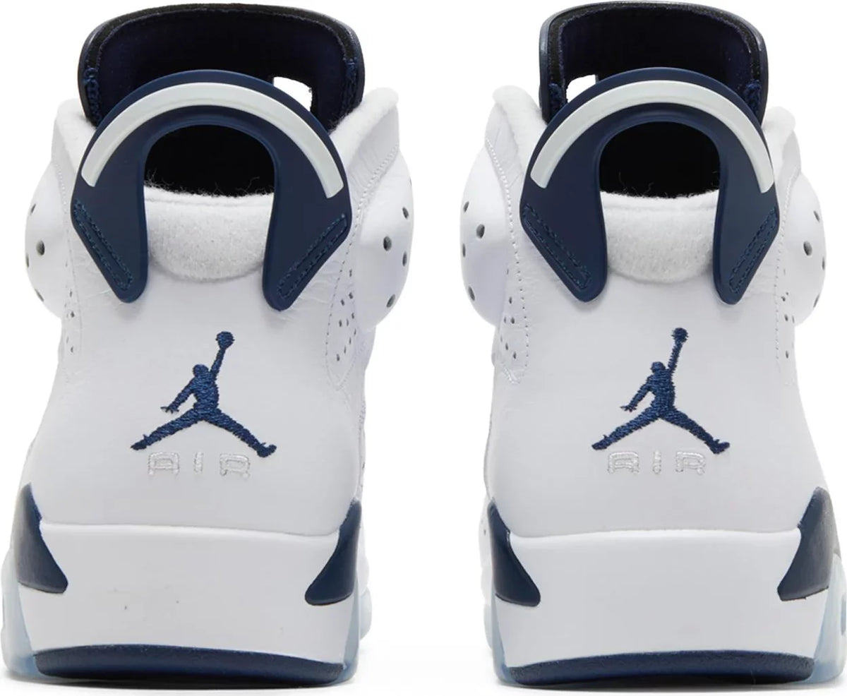 Nike Mens Air Jordan 6 Retro Sneakers - 'Midnight Navy' 2022