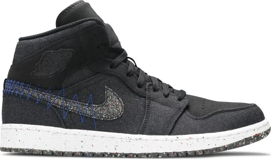 Nike Mens Air Jordan 1 Mid Sneakers - 'Crater'