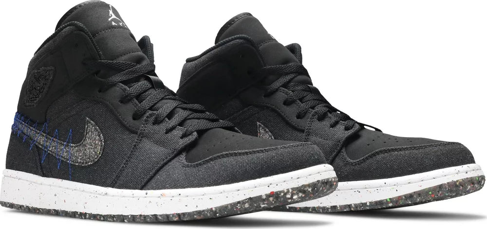 Nike Mens Air Jordan 1 Mid Sneakers - 'Crater'