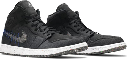 Nike Mens Air Jordan 1 Mid Sneakers - 'Crater'