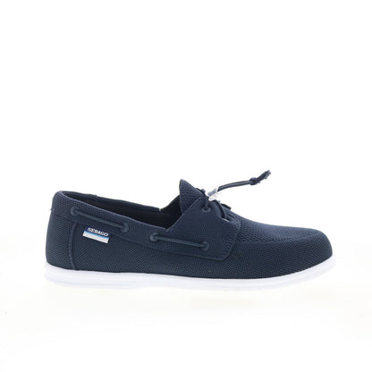 Sebago Monterey 78117KW-908 Mens Blue Canvas Loafers & Slip Ons Boat Shoes