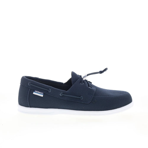 Sebago Monterey 78117KW-908 Mens Blue Canvas Loafers & Slip Ons Boat Shoes