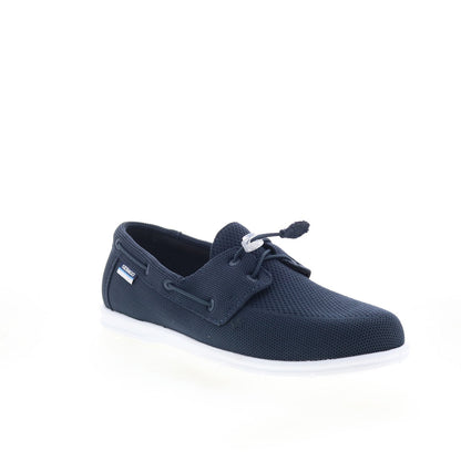 Sebago Monterey 78117KW-908 Mens Blue Canvas Loafers & Slip Ons Boat Shoes