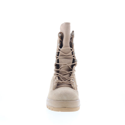 McRae Army Temp Weather Made In USA 7ATW Mens Beige Suede Tactical Boots