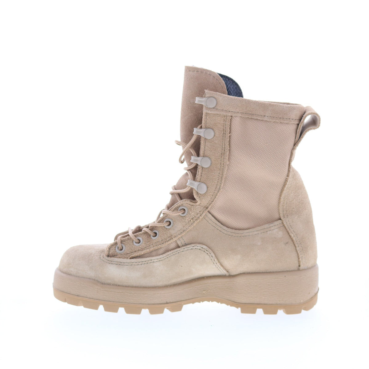 McRae Army Temp Weather Made In USA 7ATW Mens Beige Suede Tactical Boots
