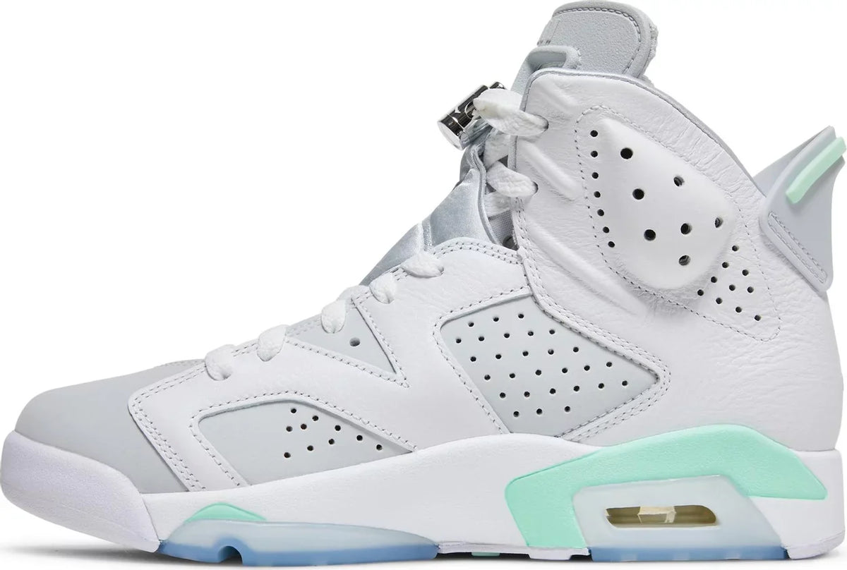 Nike Womens Air Jordan 6 Retro Sneakers - 'Mint Foam'