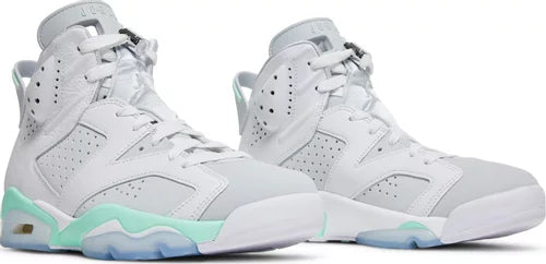 Nike Womens Air Jordan 6 Retro Sneakers - 'Mint Foam'