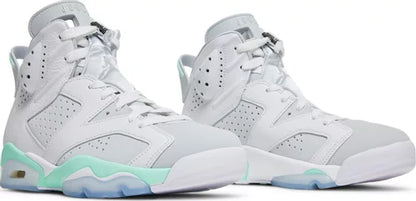 Nike Womens Air Jordan 6 Retro Sneakers - 'Mint Foam'