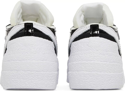 Nike Mens Sacai x Blazer Low Sneakers - 'Black Patent'