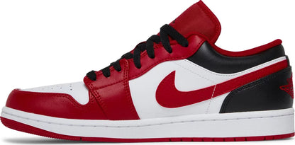 Nike Mens Air Jordan 1 Low Sneakers - 'Reverse Black Toe'