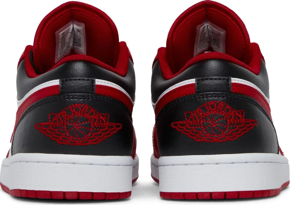 Nike Mens Air Jordan 1 Low Sneakers - 'Reverse Black Toe'