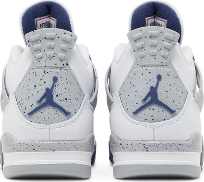 Nike Mens Air Jordan 4 Retro Sneakers - 'Midnight Navy'