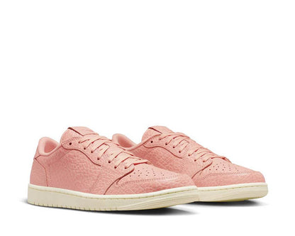 Air Jordan 1 Retro Low No Swoosh "Arctic Orange"