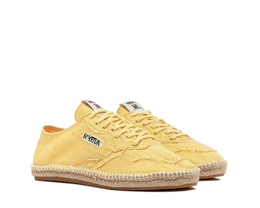 Autry Sandy Espadrilles "Pastel Yellow Canvas" W