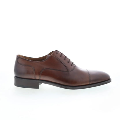 Pastori by Di Bianco Avitus Mens Brown Oxfords & Lace Ups Cap Toe Shoes