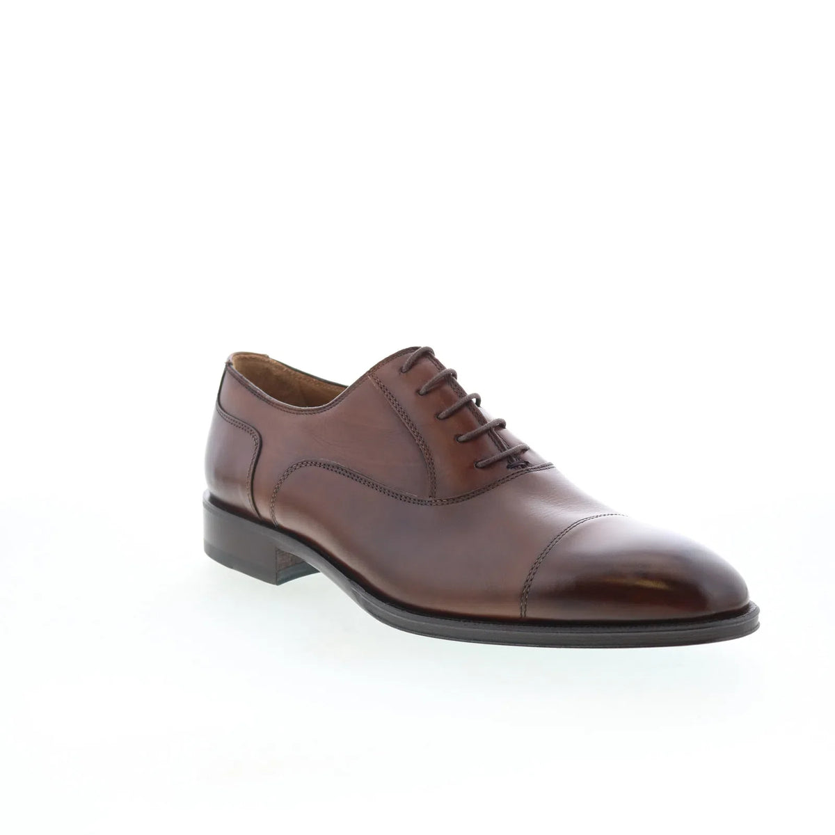 Pastori by Di Bianco Avitus Mens Brown Oxfords & Lace Ups Cap Toe Shoes