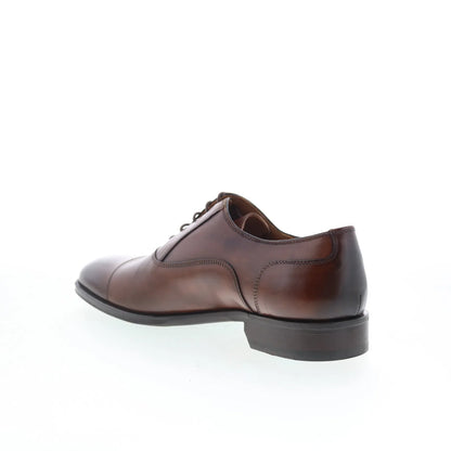 Pastori by Di Bianco Avitus Mens Brown Oxfords & Lace Ups Cap Toe Shoes