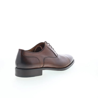 Pastori by Di Bianco Avitus Mens Brown Oxfords & Lace Ups Cap Toe Shoes