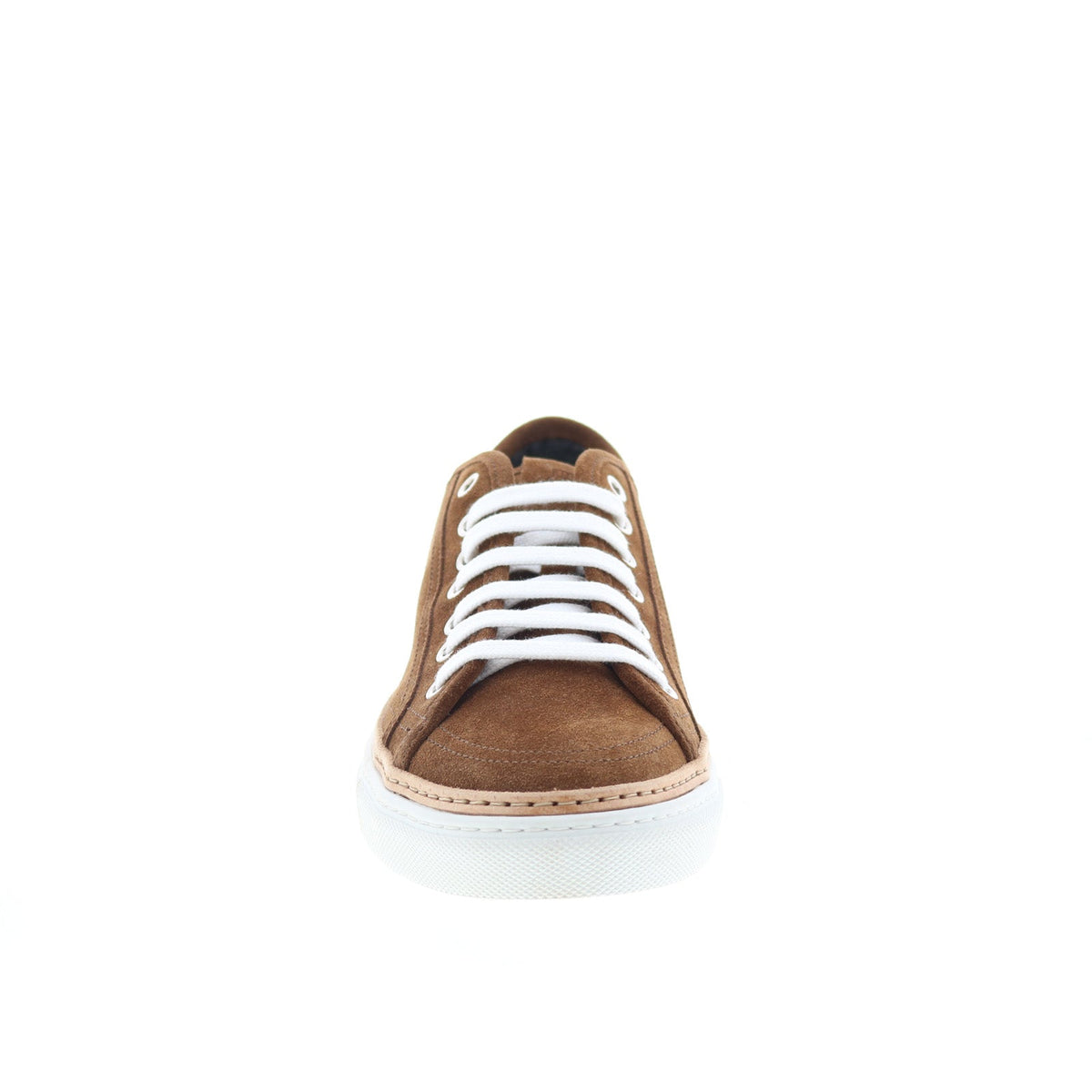 Di Bianco Biella Mens Brown Suede Lace Up Lifestyle Sneakers Shoes