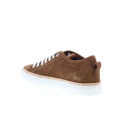 Di Bianco Biella Mens Brown Suede Lace Up Lifestyle Sneakers Shoes