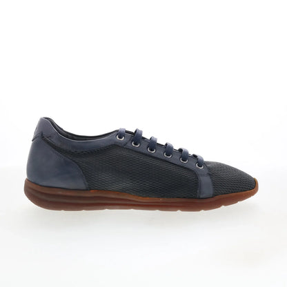 Di Bianco Binetto Mens Black Mesh Lace Up Lifestyle Sneakers Shoes